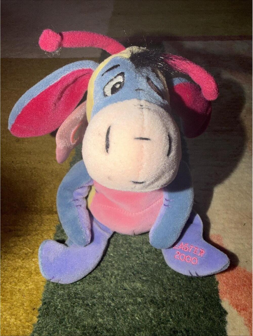 Disney eeyore Butterfly PLUSH   WINNIE THE POOH 9" STUFFED ANIMAL